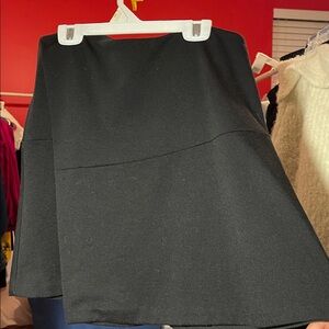 Thakoon Black A-line Wrap Skirt with Back Zipper - 15.5” Waist